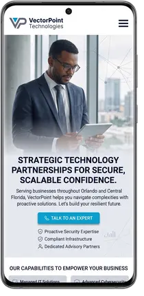 VectorPoint Technologies — website design by Orlando Website Design
