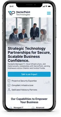 VectorPoint Technologies — website design by Orlando Website Design